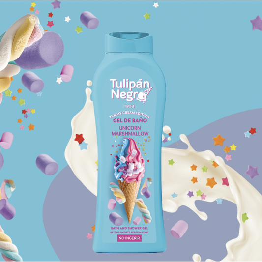 🍦 Gel Douche Hydratant – Crème Glacée Guimauve 🦄🌈