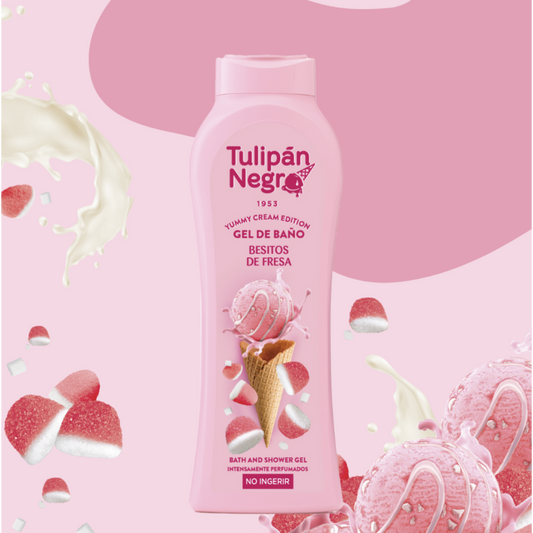 🍦 Gel Douche Hydratant – Crème Glacée Bonbon Fraise 🍓