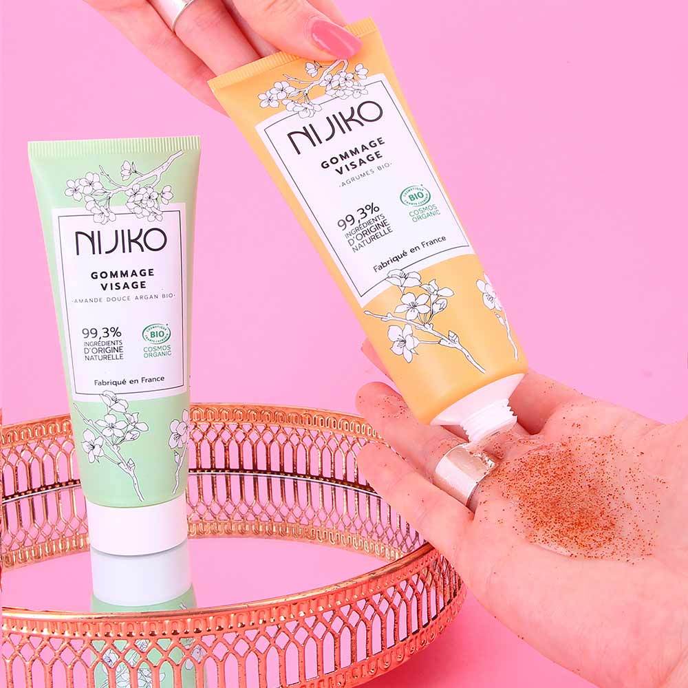 Gommage Visage Bio – Peaux Normale/Sèche – 75 ml 🧖🏼‍♀️