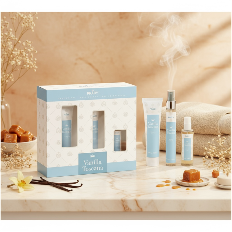Coffret Bain & Parfum - Vanille Toscana 🍦🍮