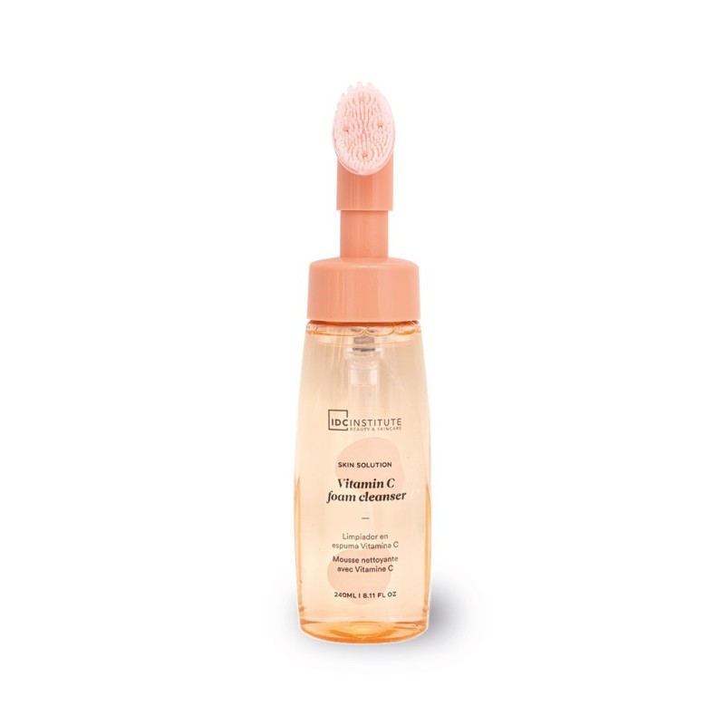 Mousse Nettoyante Visage à la Vitamine C avec Brosse Intégrée - 240ml
