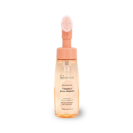 Mousse Nettoyante Visage à la Vitamine C avec Brosse Intégrée - 240ml