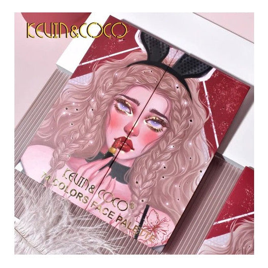 Palette XXL Magic Glam– 74 Couleurs ❤🌈