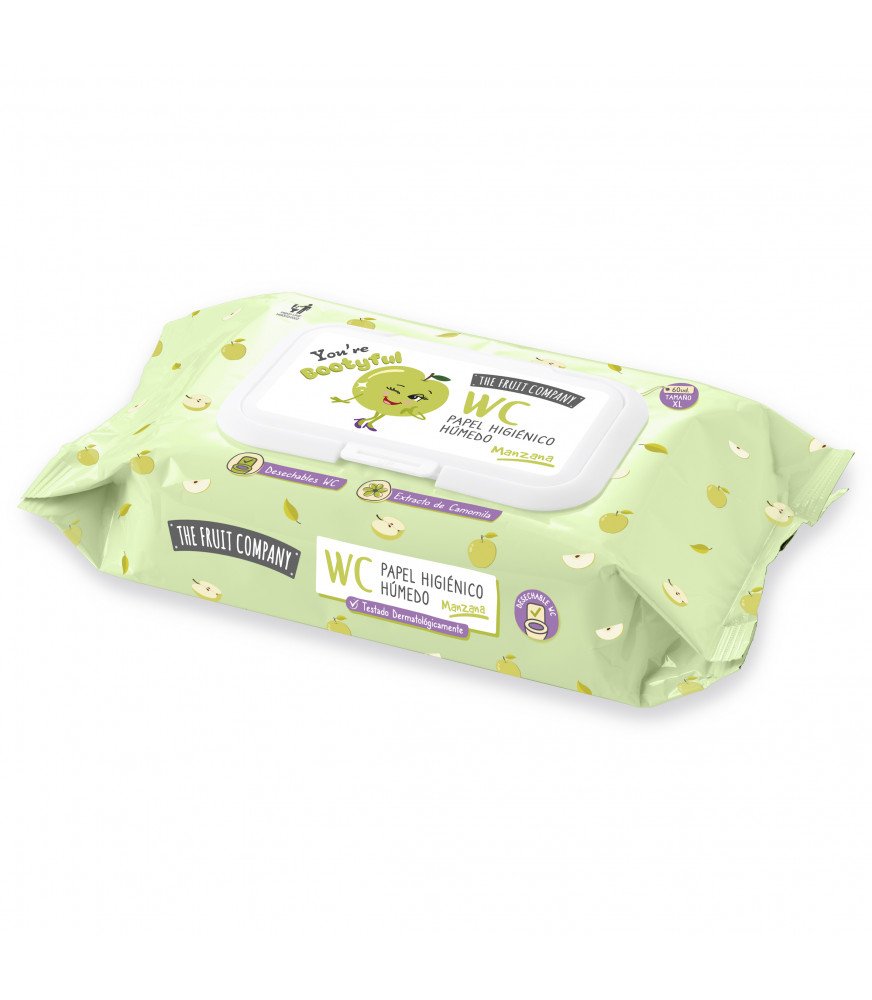 🍏 Papier Hygiénique Pomme – 60 Lingettes