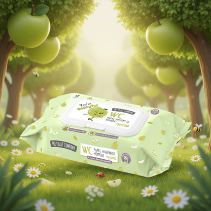 🍏 Papier Hygiénique Pomme – 60 Lingettes