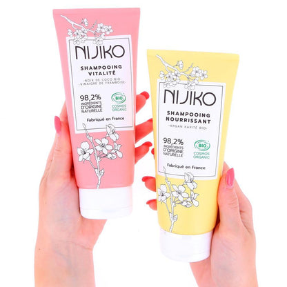 Shampooing Bio – Rafraîchissant – Cheveux Gras – 200 ml 🌿