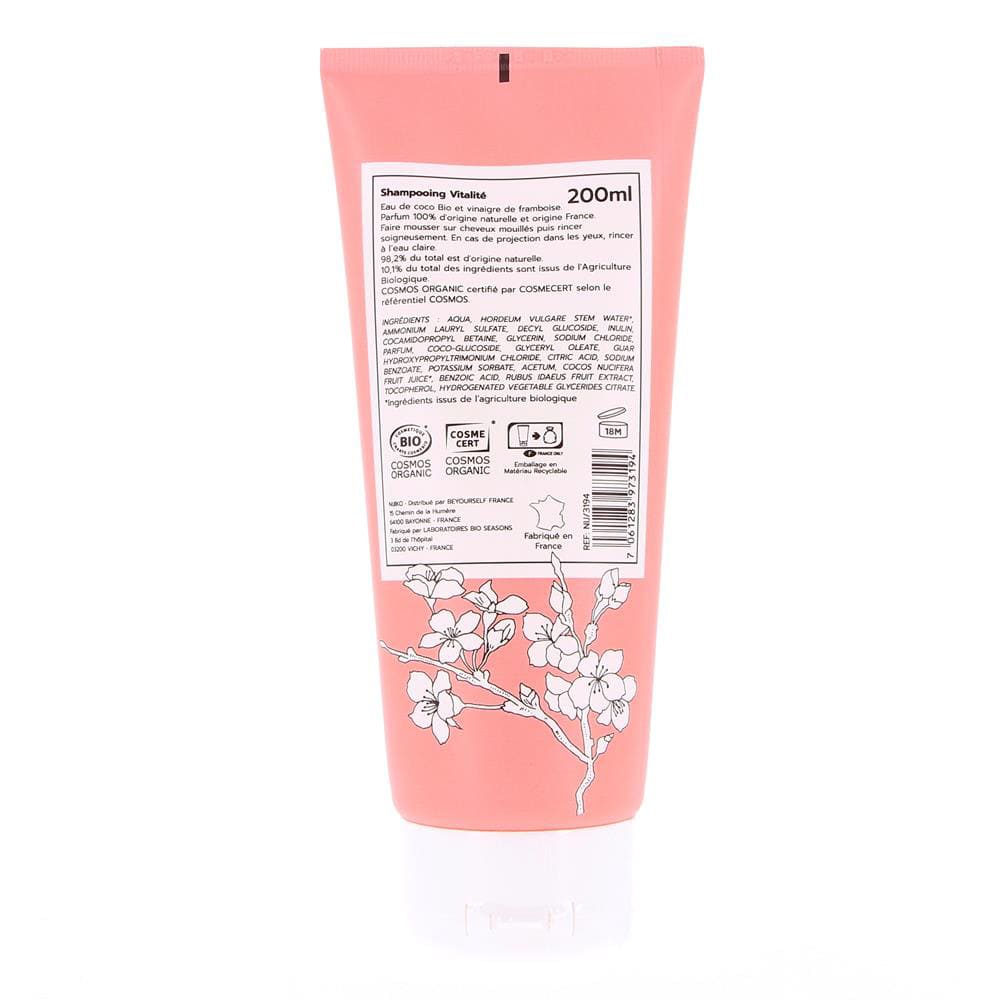 Shampooing Bio – Vitalité – Cheveux Normaux – 200 ml 🌿