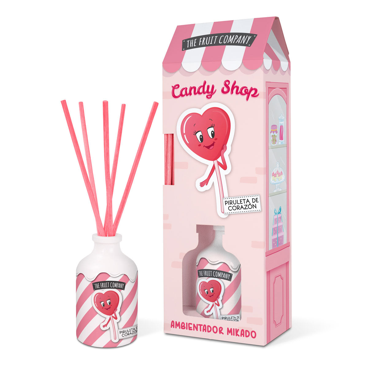 Diffuseur Mikado – Parfum Sucette Cerise 🍭🍒 – 40 ml