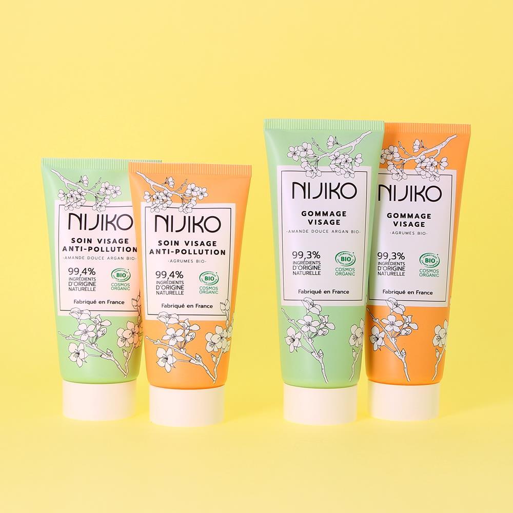 Gommage Visage Bio – Peaux Normale/Sèche – 75 ml 🧖🏼‍♀️