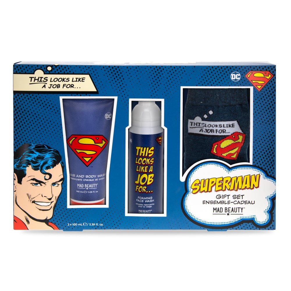 Coffret cadeau soins corporels Superman ! 🦸‍♂️💥